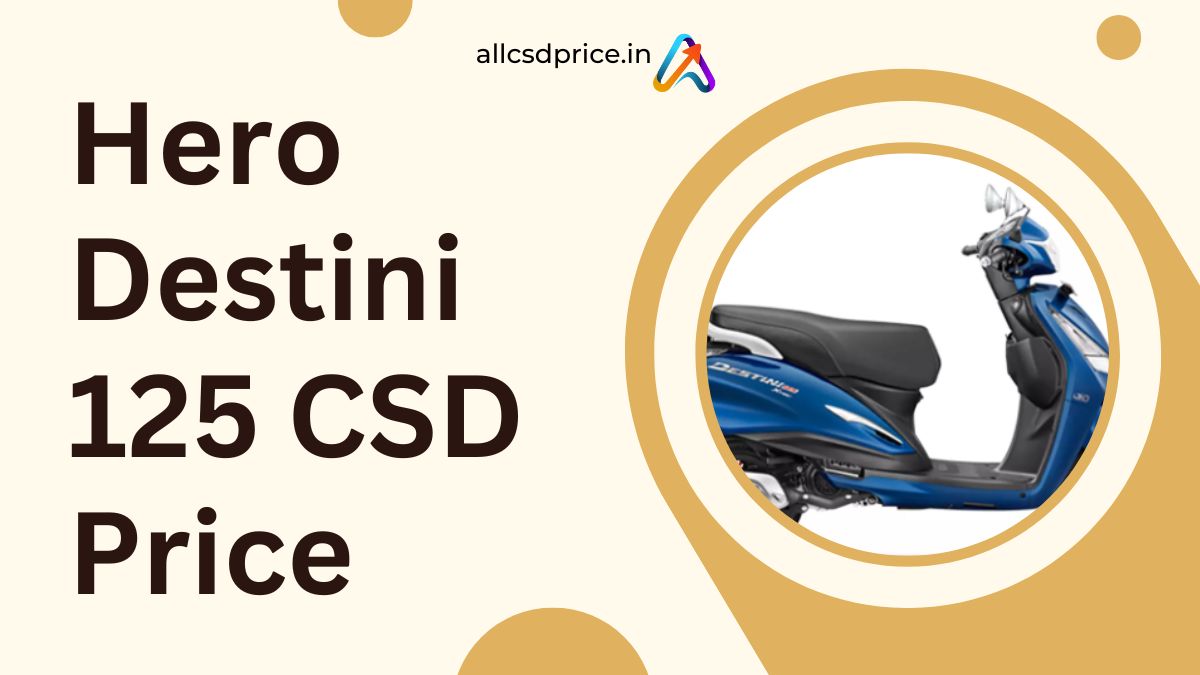 Hero Destini 125 CSD Price