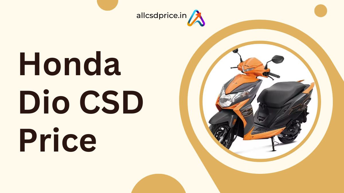 Honda Dio CSD Price