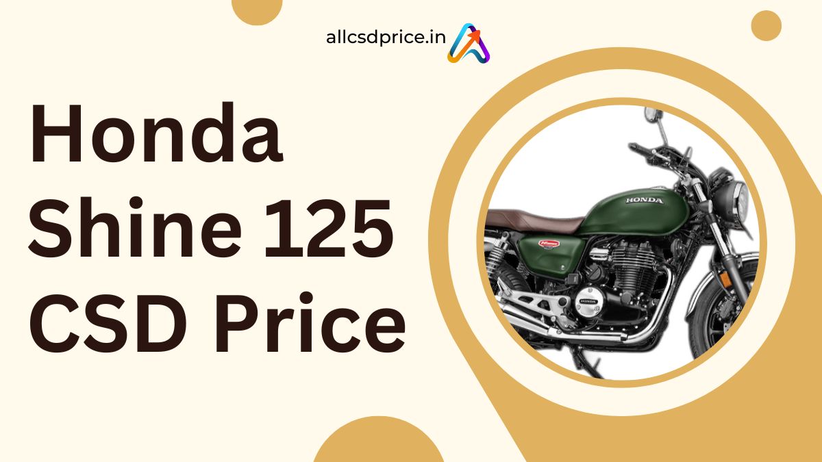 Honda Shine 125 CSD Price