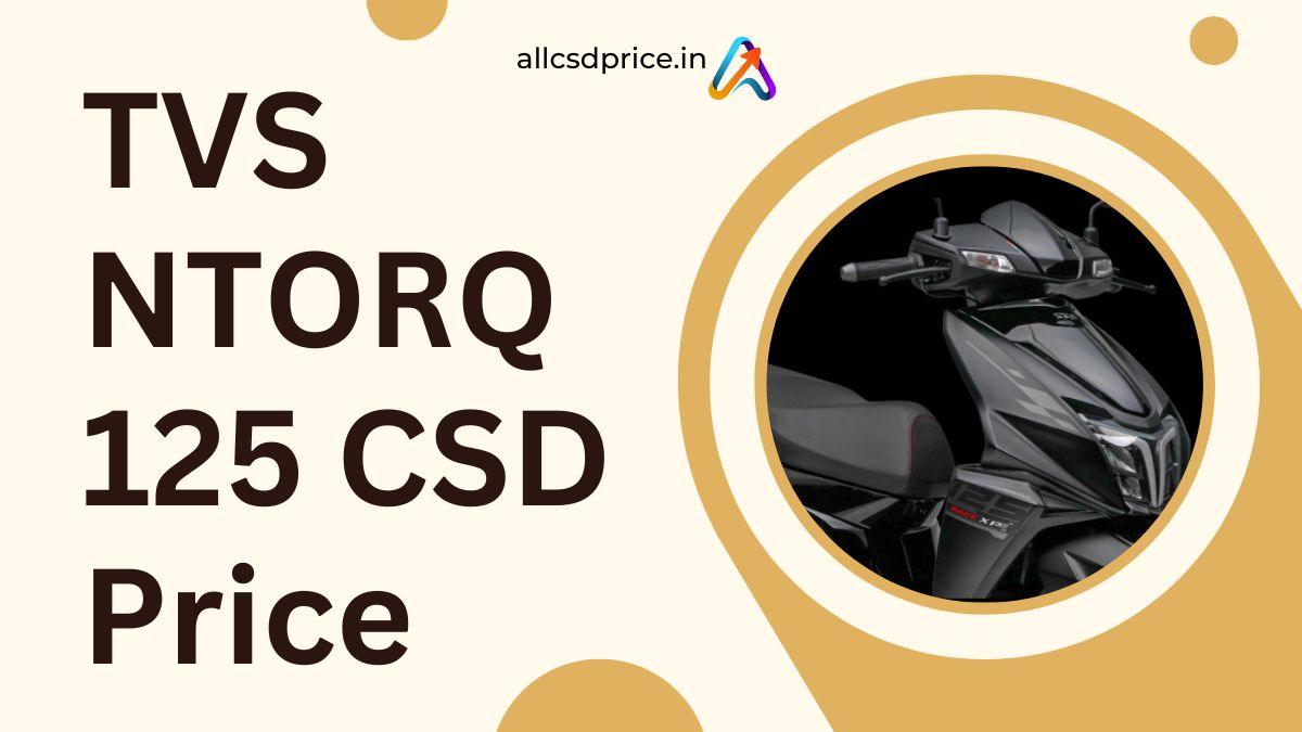 TVS NTORQ 125 CSD Price