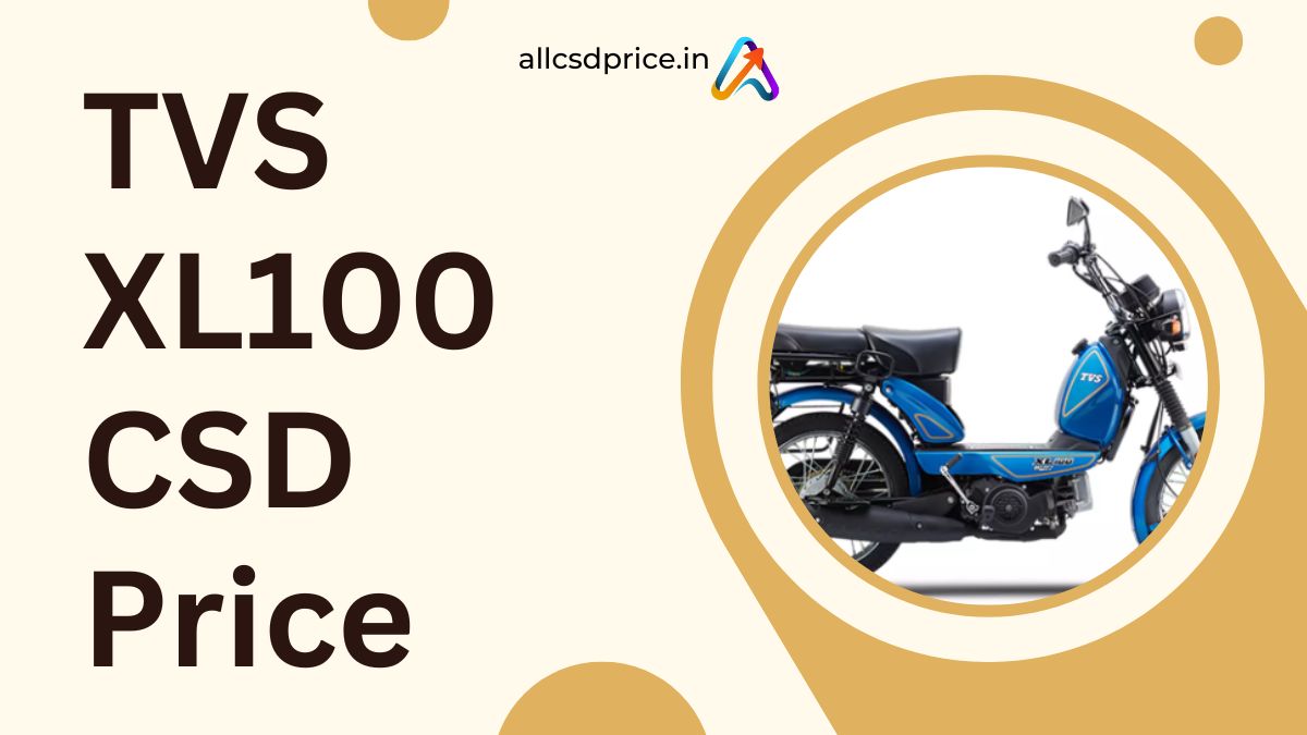 TVS XL100 CSD Price