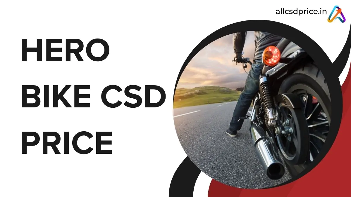 Hero Bike CSD Price