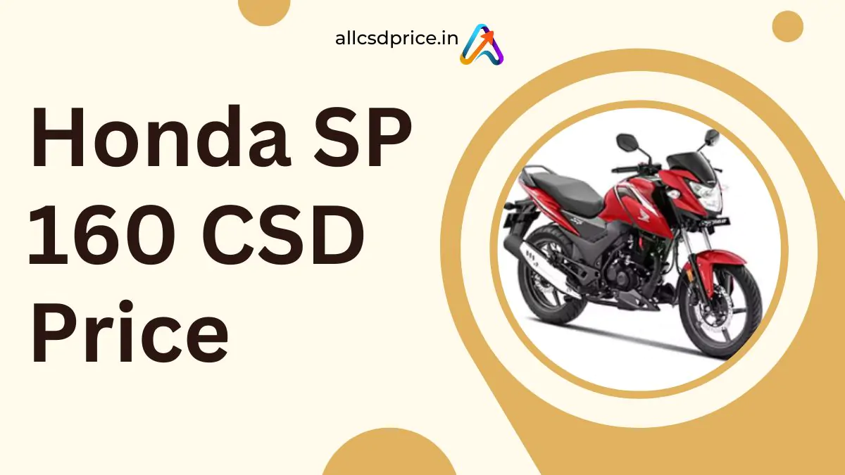 Honda SP 160 CSD Price