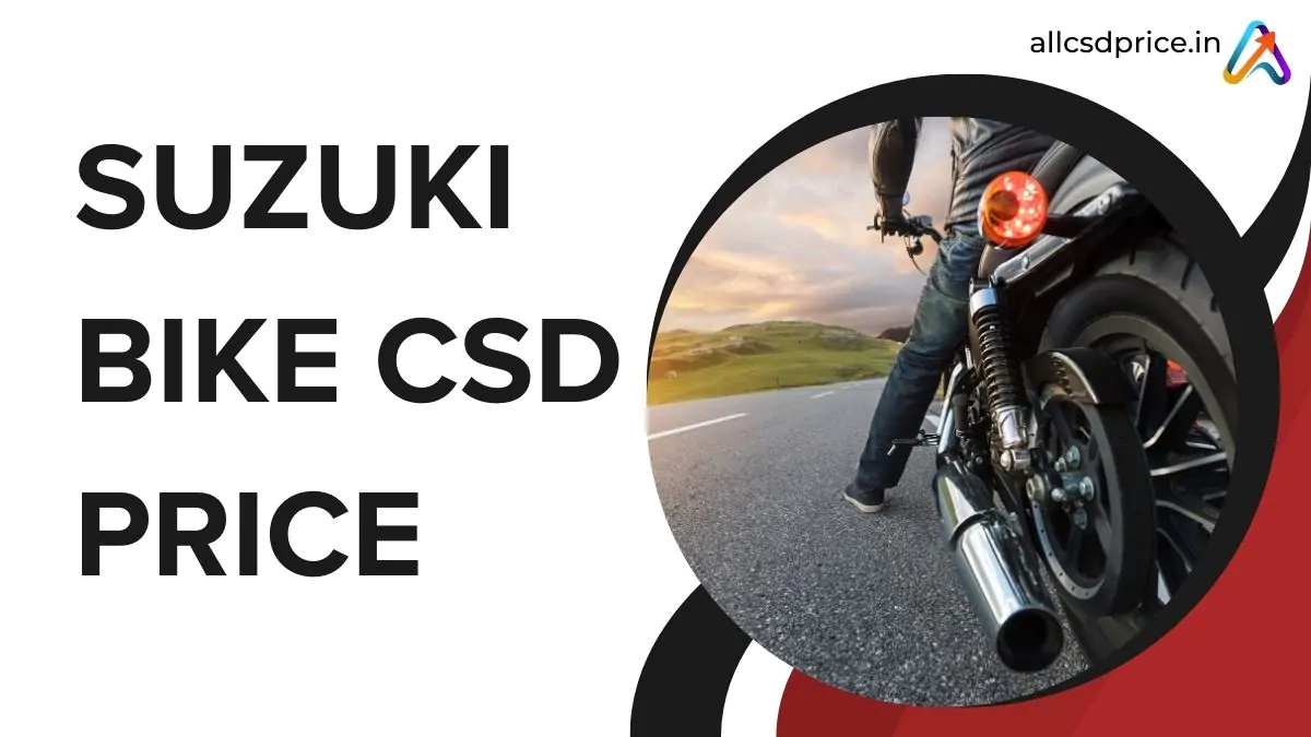 Suzuki Bike CSD Price