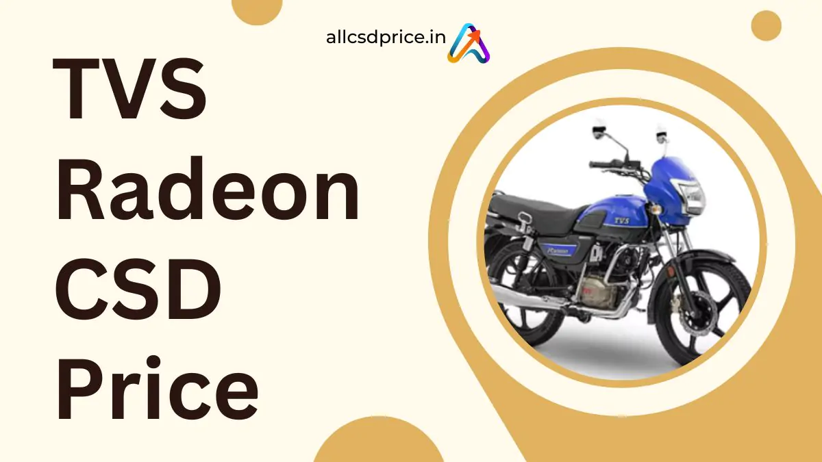 TVS Radeon CSD Price